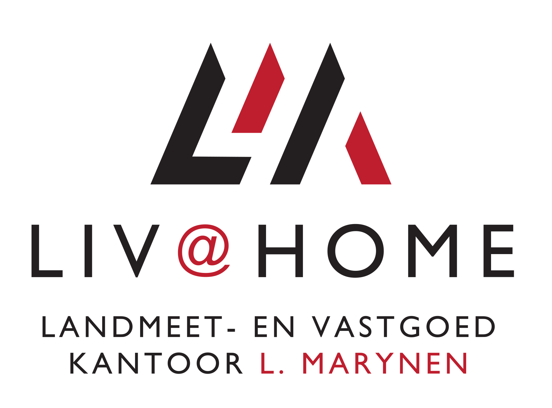 Logo van Landmeet- en vastgoedkantoor Liv@Home BV